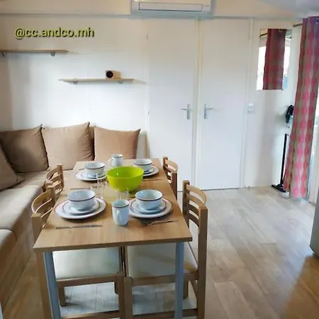Super Mobile-home Hibiscus Climatise Top Confort Camping Fun 4* * Valras-Plage