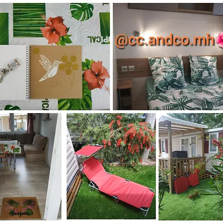 Super Mobile-home Hibiscus Climatise Top Confort Camping Fun 4* * Valras-Plage