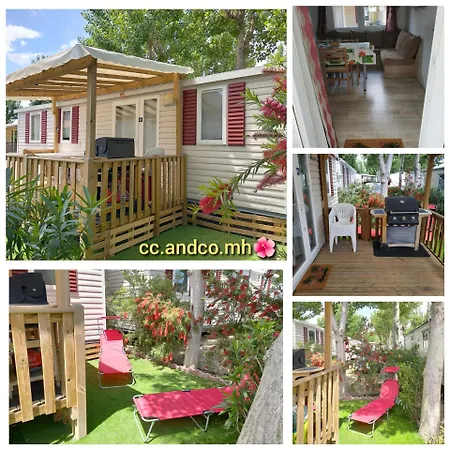 Holiday home Super Mobile-home Hibiscus Climatise Top Confort Camping Fun 4*